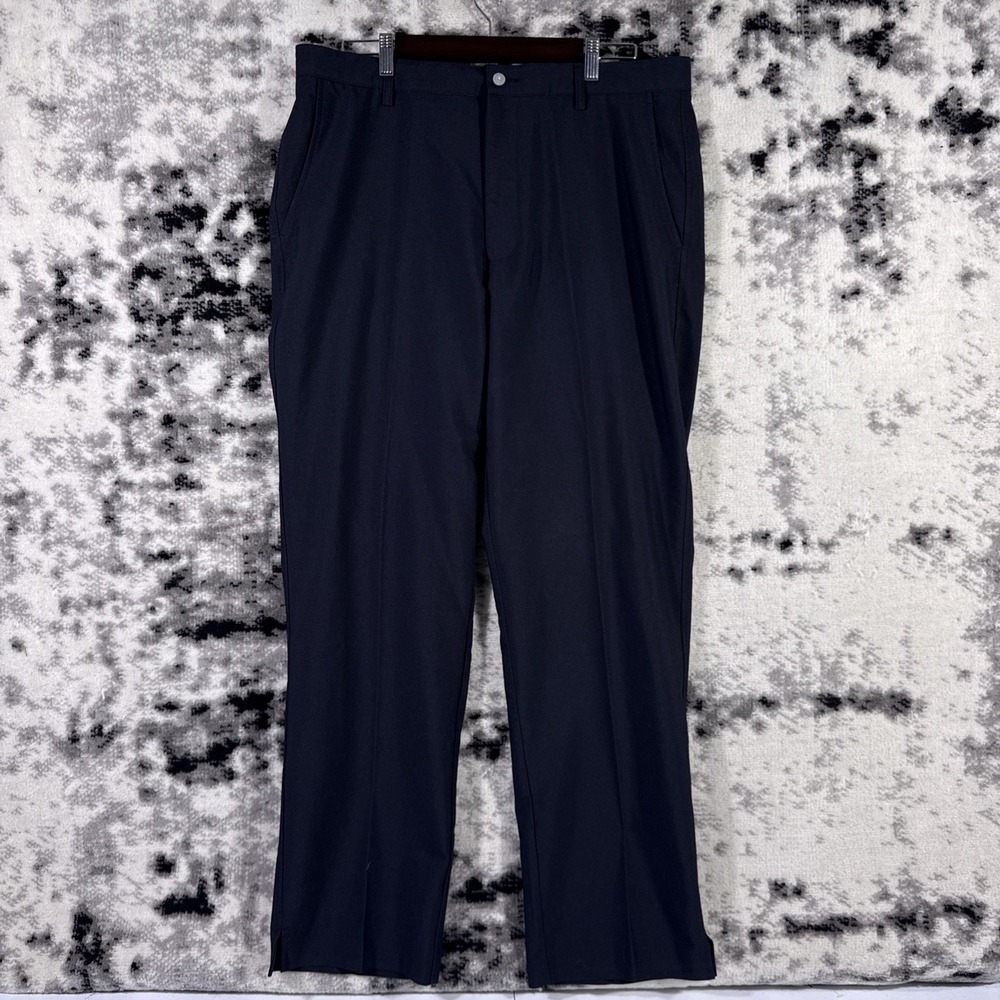 Footjoy Pants Mens Size 38x34 Black Performance Stretch Golf Preppy Caddy Office